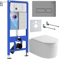 Унитаз подвесной Roxen StounFix Dual Fresh 968214 — Chaika Market