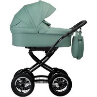 Универсальная коляска Indigo Barbara ECO Classic (2 в 1, be 01/шалфей кожа) - Изображение №2 — Chaika Market