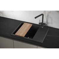 Кухонная мойка Granula ES-6202 (черный) - Изображение №3 — Chaika Market