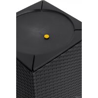 Кашпо Элластик-Пласт Ola Dom Rattan (31л, антрацит) - Изображение №6 — Chaika Market