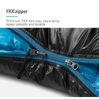 Спальный мешок Naturehike CW400 NH18C400-D (L, черный) - Изображение №3 — Chaika Market