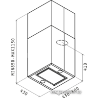  Elica Kuadra Island IX/A/60 (PRF0007028) - Изображение №4 — Chaika Market