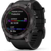 Умные часы Garmin Fenix 7X Sapphire Solar (черный титан/черный) - Изображение №9 — Chaika Market