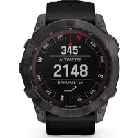 Умные часы Garmin Fenix 7X Sapphire Solar (черный титан/черный) - Изображение №7 — Chaika Market