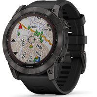 Умные часы Garmin Fenix 7X Sapphire Solar (черный титан/черный) - Изображение №8 — Chaika Market