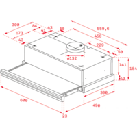 Кухонная вытяжка TEKA CNL 6415 (черный) [40436812] - Изображение №2 — Chaika Market