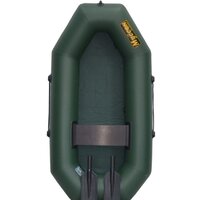 Гребная лодка Муссон S-190 с гребками (зеленый) — Chaika Market