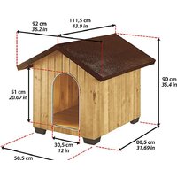 Будка Ferplast Domus Extra Large 87004000 - Изображение №8 — Chaika Market
