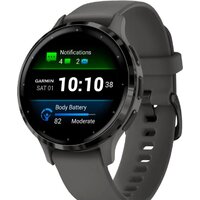 Умные часы Garmin Venu 3S (серая галька, с силиконовым ремешком) — Chaika Market