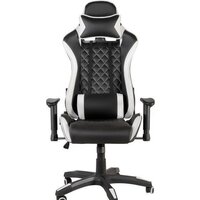 Игровое (геймерское) кресло Меб-ФФ MFG-6023 (черный/белый) - Изображение №6 — Chaika Market