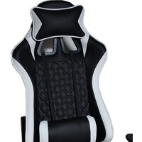 Игровое (геймерское) кресло Меб-ФФ MFG-6023 (черный/белый) - Изображение №2 — Chaika Market