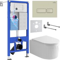 Унитаз подвесной Roxen StounFix Dual Fresh 968222 — Chaika Market