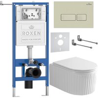 Унитаз подвесной Roxen StounFix Dual Fresh 968222 - Изображение №2 — Chaika Market
