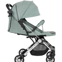 Коляска прогулочная «книга» Farfello Comfy Go Comfort CG-103 (зеленый/серебристый) - Изображение №3 — Chaika Market