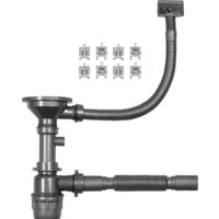 Кухонная мойка ARFEKA AF 450*505 Black PVD Nano - Изображение №15 — Chaika Market
