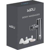 Перкуссионный массажер Miru BM-18 (4 насадки, серебристый) - Изображение №8 — Chaika Market