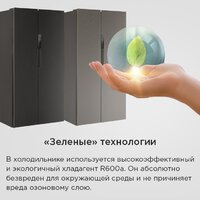 Холодильник side by side MAUNFELD MFF191NFSB - Изображение №28 — Chaika Market