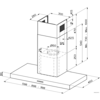 Кухонная вытяжка Faber Stilo Comfort X A90 325.0615.636 - Изображение №2 — Chaika Market