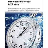 Стиральная машина MAUNFELD MFWM148WH03 - Изображение №34 — Chaika Market