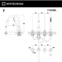 Смеситель Whitecross Y Y1232GM (оружейная сталь) - Изображение №3 — Chaika Market