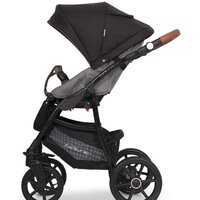 Универсальная коляска Riko Basic Bella Lux (3 в 1, 01/темно-серый) - Изображение №4 — Chaika Market