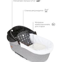 Универсальная коляска Riko Basic Bella Lux (3 в 1, 01/темно-серый) - Изображение №16 — Chaika Market