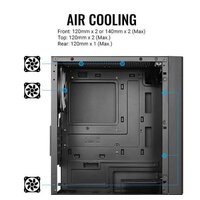 Корпус AeroCool Hexform-G-BK-v2 - Изображение №6 — Chaika Market
