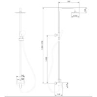Душевая система  Abber Weiss Insel AF8020FWL - Изображение №4 — Chaika Market