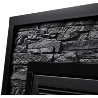 Портал Firelight Loft 30 (камень черный/черная эмаль) - Изображение №4 — Chaika Market