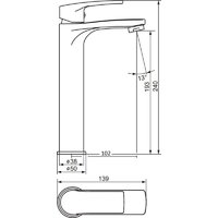 Смеситель Damixa Eclipse 480250000 - Изображение №4 — Chaika Market