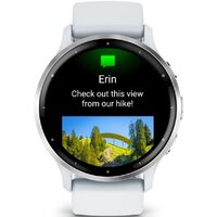 Умные часы Garmin Venu 3 (белый, с силиконовым ремешком) - Изображение №4 — Chaika Market