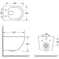 Унитаз подвесной Lauter Vortex 2110830 + TECE Kit 9400412 с кнопкой (хром) - Изображение №24 — Chaika Market