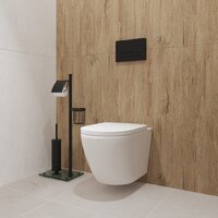 Унитаз подвесной Lauter Vortex 2110830 + TECE Kit 9400412 с кнопкой (хром) - Изображение №14 — Chaika Market
