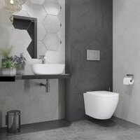 Унитаз подвесной Lauter Vortex 2110830 + TECE Kit 9400412 с кнопкой (хром) - Изображение №17 — Chaika Market