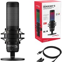 Проводной микрофон HyperX QuadCast S (черный) - Изображение №7 — Chaika Market