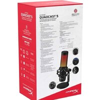 Проводной микрофон HyperX QuadCast S (черный) - Изображение №9 — Chaika Market