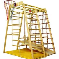 Детский спортивный комплекс Вертикаль Весёлый Малыш Wood (горка фанерная) — Chaika Market