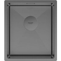 Кухонная мойка Paulmark Next 38 UNI PM213844-GM (черный/вороненая сталь) — Chaika Market