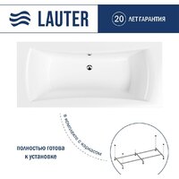 Ванна Lauter Belgravia 170x75 21110170 (с каркасом) — Chaika Market