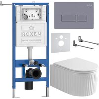Унитаз подвесной Roxen StounFix Dual Fresh 968226 - Изображение №2 — Chaika Market