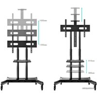 Стойка для телевизора Onkron TS1881 (черный) - Изображение №9 — Chaika Market