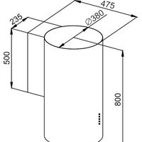 Кухонная вытяжка MAUNFELD Lee Wall 39 (нержавеющая сталь) - Изображение №2 — Chaika Market