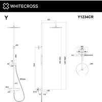 Душевая система  Whitecross Y1234CR (хром) - Изображение №3 — Chaika Market
