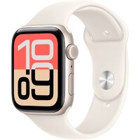 Умные часы Apple Watch SE 3 LTE 40 мм (алюминиевый корпус, звездный свет/звездный свет, спортивный силиконовый ремешок M/L) — Chaika Market