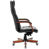 Офисное кресло Бюрократ T-9927WALNUT (черный) - Изображение №4 — Chaika Market