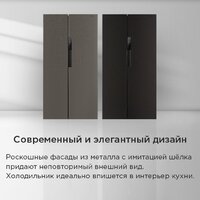 Холодильник side by side MAUNFELD MFF191NFSX - Изображение №28 — Chaika Market