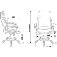 Офисное кресло Бюрократ T-9950LT (черный) - Изображение №6 — Chaika Market