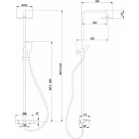 Душевая система  Abber Thermostat AF8516SPL (сатин) - Изображение №3 — Chaika Market
