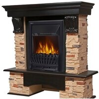 Портал Firelight Pietra Classic (камень сланец натуральный/шпон темный дуб) - Изображение №2 — Chaika Market