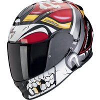 Мотошлем Scorpion Exo Exo-491 Pirate (р. XL, красный) — Chaika Market